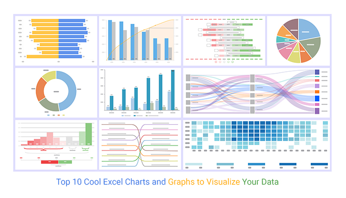 top 10 charts for visualizing gorgeous data using